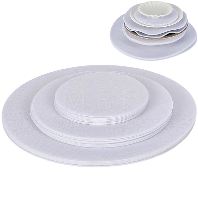 22Pcs 3 Styles Felt Anti-Slip Pad DIY-GF0011-30A-1