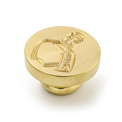 Wax Seal Brass Stamp Head AJEW-G056-01H-1