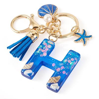 Star Resin & Shell Keychains KEYC-TAC00087-01H-1