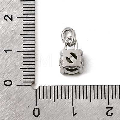 Birthdaystone Theme August 304 Stainless Steel Charms STAS-B128-60P-08-1