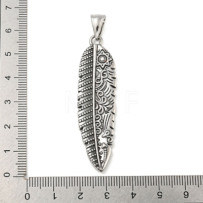 316 Surgical Stainless Steel Pendants STAS-Z073-80AS-1