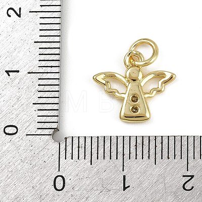 Brass Micro Pave Cubic Zirconia Pendants LS-KK-Z123-24G-03-1