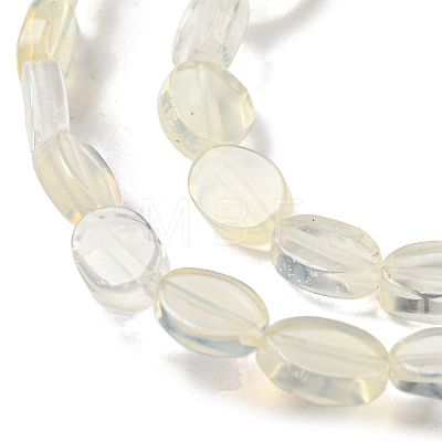 Yellow Watermelon Stone Glass Beads Strands G-M420-H16-03-1