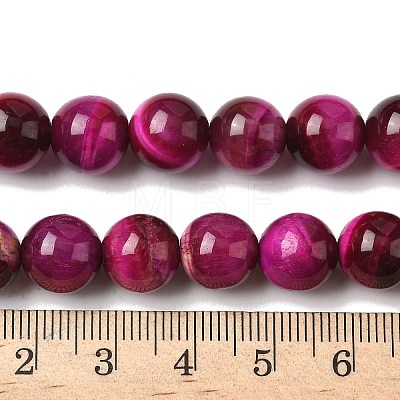Natural Rose Tiger Eye Beads Strands G-G099-10mm-3-1