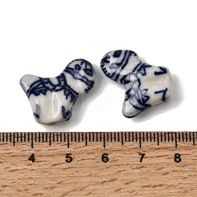 Handmade Porcelain Beads PORC-K012-09-1