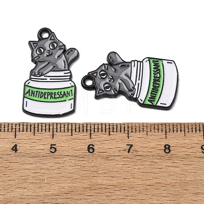 Alloy Enamel Pendants FIND-H069-03A-EB-1