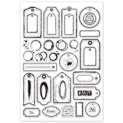 Custom PVC Plastic Stamps DIY-WH0296-0018-1