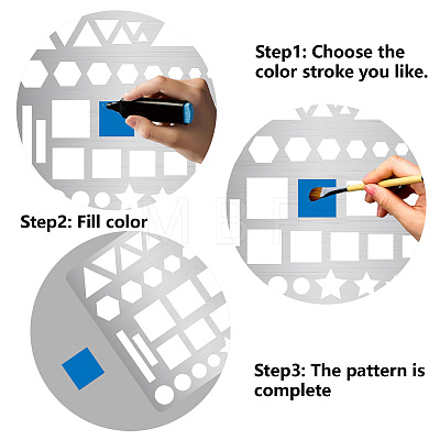 Stainless Steel Cutting Dies Stencils DIY-WH0238-099-1
