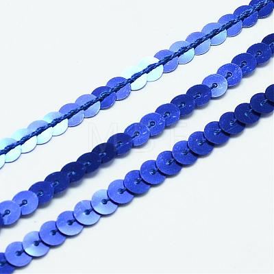 Plastic Paillette Beads PVC-Q085-6mm-5-1