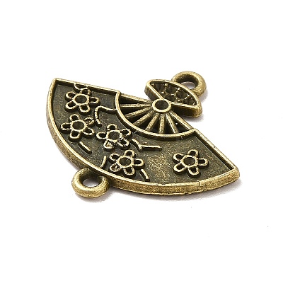 Tibetan Style Alloy Connector Charms PALLOY-M198-29AB-1