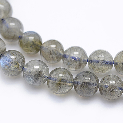 Natural Labradorite Beads Strands G-P336-19-6mm-1