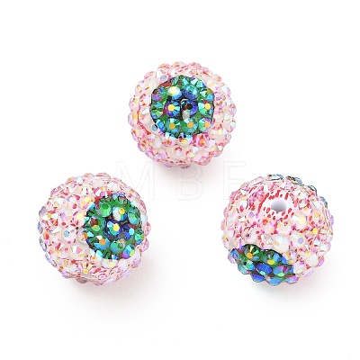 Spooky Printed Transparent Acrylic Beads AC-CBA4D01-01-1