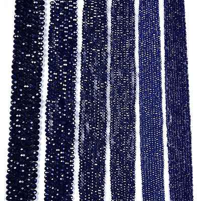 Electroplate Glass Beads Strands EGLA-A044-P8mm-A07-1