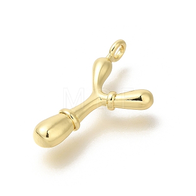 Rack Plating Brass Pendants KK-I722-08G-Y-1