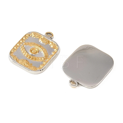 Two Tone 304 Stainless Steel Pendants STAS-L314-10GP-05-1