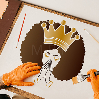Plastic Reusable Drawing Painting Stencils Templates DIY-WH0172-529-1