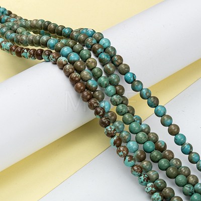 Natural Howlite Beads Strands G-C180-18-1
