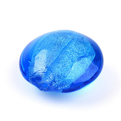 Handmade Silver Foil Glass Beads SLF20mmY-06-1