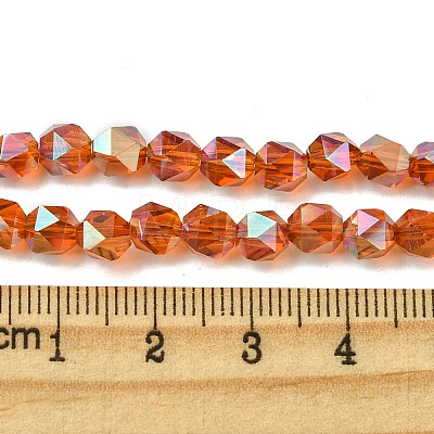 Electroplate Glass Beads Strands EGLA-K061-07A-FR02-1