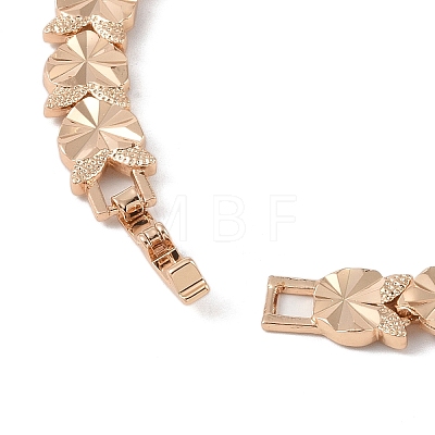 Brass Link Chain Bracelets for Women Men BJEW-P324-01K-KCG-1