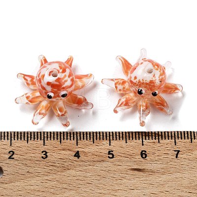 Handmade Lampwork Beads X1-LAMP-H065-03F-1