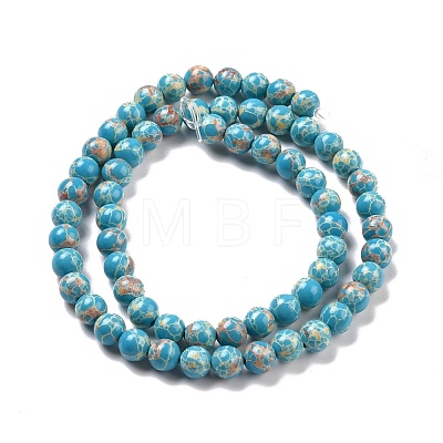 Synthetic Imperial Jasper Beads Strands G-E568-01A-05-1