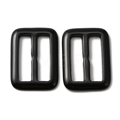 Rectangle Resin Buckle Clasps FIND-WH0129-33B-1