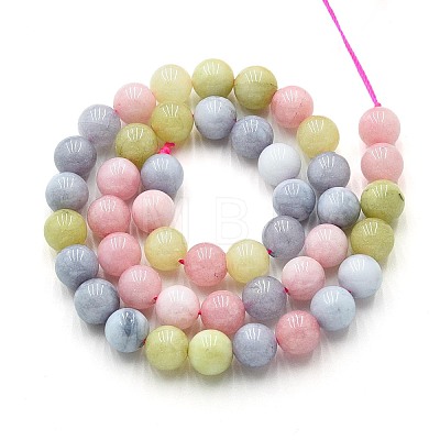 Natural Quartz Beads Strands G-N355-8mm-12-1