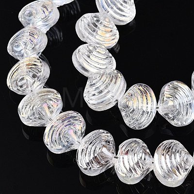 Electroplate Glass Beads Strands EGLA-T021-11A-1