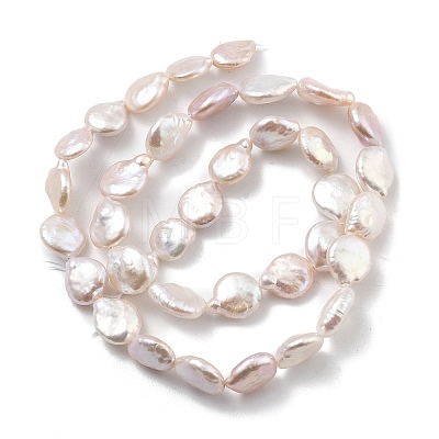 Natural Baroque Keshi Pearl Beads Strands PEAR-P064-18A-01A-1