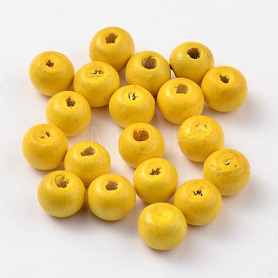 Natural Wood Beads WOOD-S612-5-LF-1