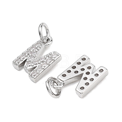 SHEGRACE Brass Micro Pave Clear Cubic Zirconia Pendants XGRQ29805-394P-M-1