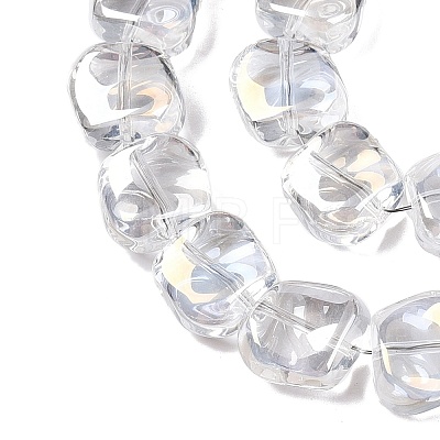 Electroplate Glass Beads Strands EGLA-N012-07A-1