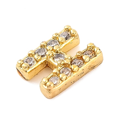 Rack Plating Brass Micro Pave Cubic Zirconia Cabochons KK-F874-04G-H-1