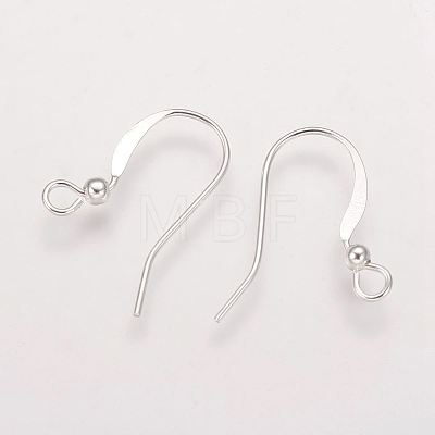 Brass French Earring Hooks KK-Q365-S-NF-1