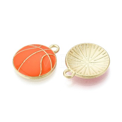Alloy Enamel Pendants ENAM-T025-02G-02-1