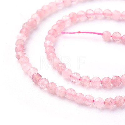 Natural Rose Quartz Beads Strands G-F619-23-2mm-1