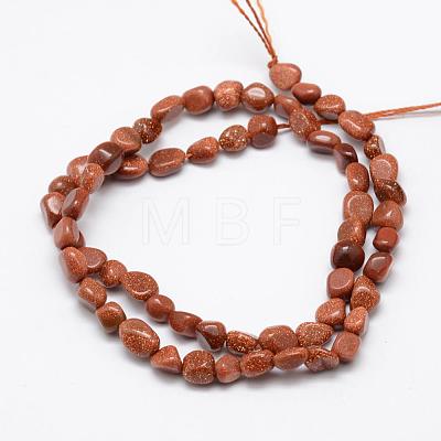Synthetic Goldstone Beads Strands G-F521-28-1