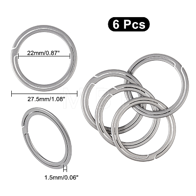 CHGCRAFT Titanium Alloy Split Rings FIND-CA0004-64-1