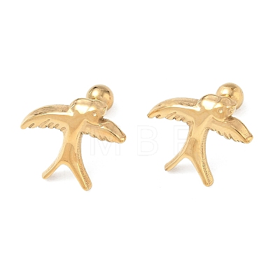 304 Stainless Steel Bird Cartilage Earrings SA-CBA1F7E-01G-11-1