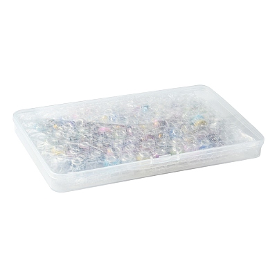 80Pcs 20 Colors Opaque Resin Rondelle European Beads RESI-FS0002-46-1