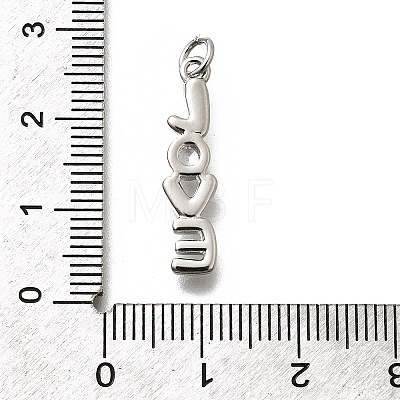 Brass Micro Pave Cubic Zirconia Charms KK-P295-48P-1