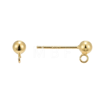 925 Sterling Silver Ear Stud Findings STER-K167-042C-G-1