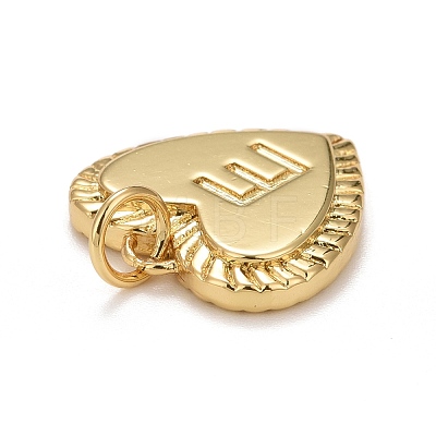 Rack Plating Real 18K Gold Plated Brass Pendants KK-E260-01G-E-1