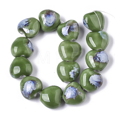 Handmade Porcelain Beads PORC-S498-15A-02-1