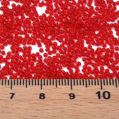 15/0 Transparent Czech Glass Seed Beads SEED-N004-004-27-1