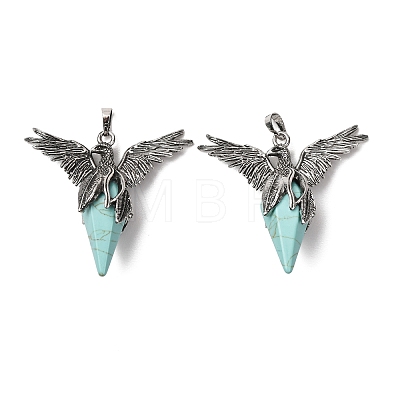 Natural & Synthetic Mixed Stone Pendants GG-C001-02-1