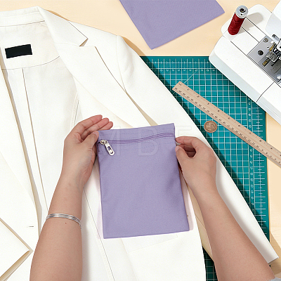 Canvas Cloth Zipper Bags ABAG-WH0077-09A-01-1