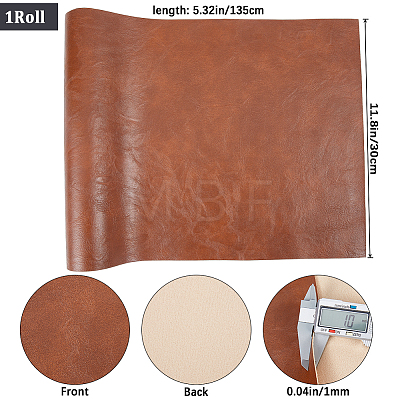 Rectangle PU Leather Fabric AJEW-WH0089-52A-02-1