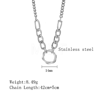 Stainless Steel Pendant Necklaces VG5918-1-1